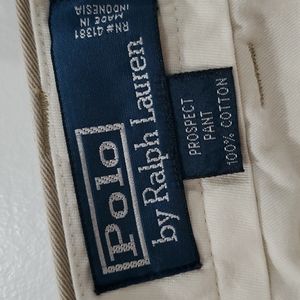 42x30 Ralph Lauren flat front khakis